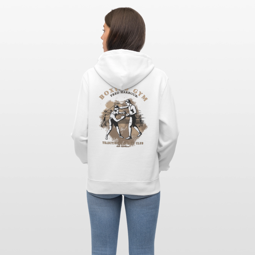 Unisex Hoody "boxing one" - Weiß