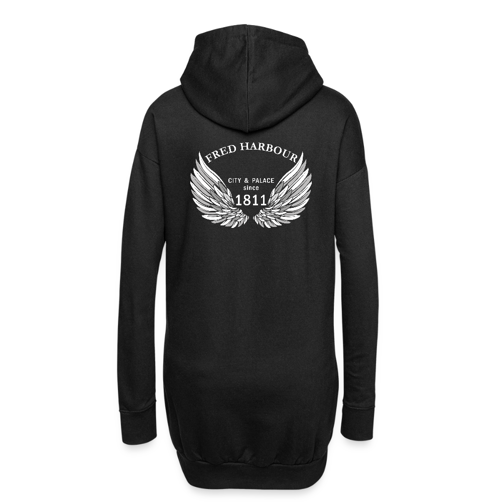 Hoodie Dress classic - Schwarz