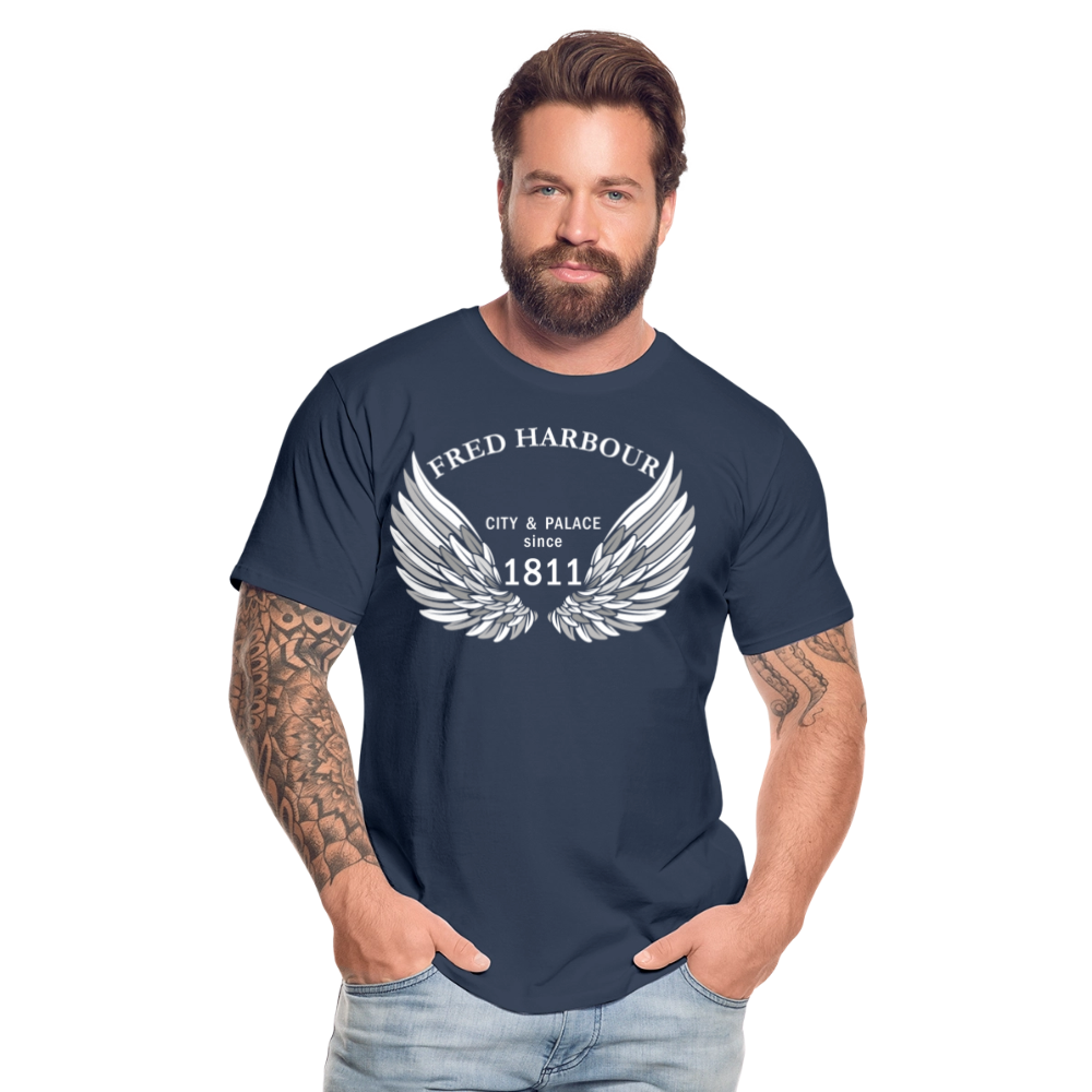 Men’s Premium T-Shirt "Wings" - Navy