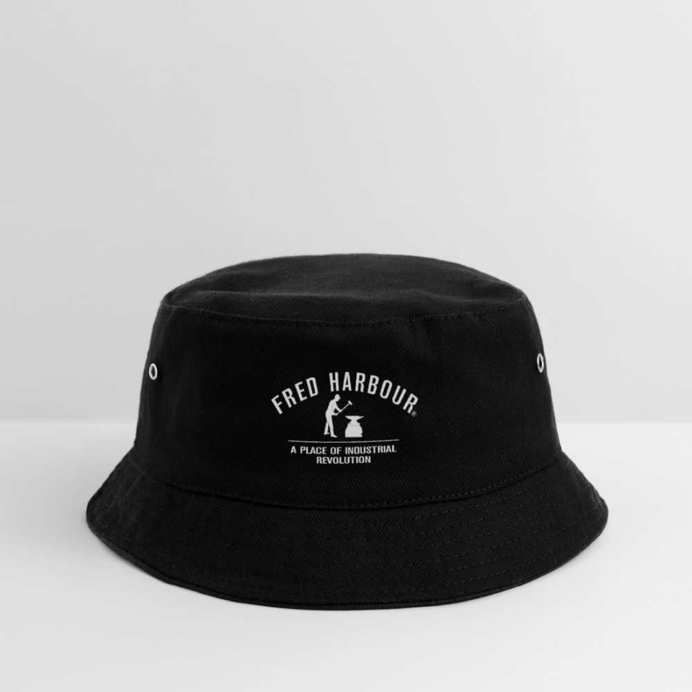 Kinder Bucket Hat - Schwarz