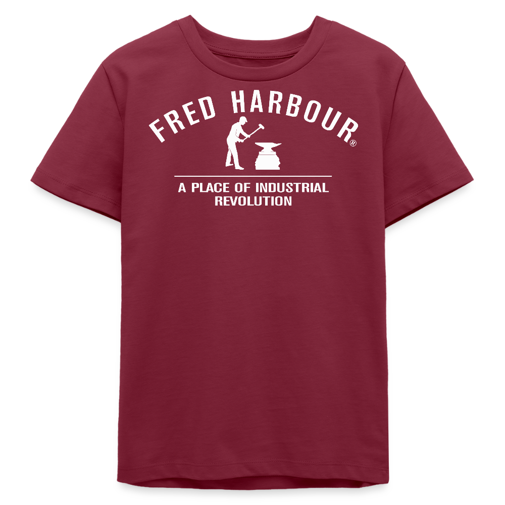 Teenager T-Shirt "Classic" - Burgunderrot