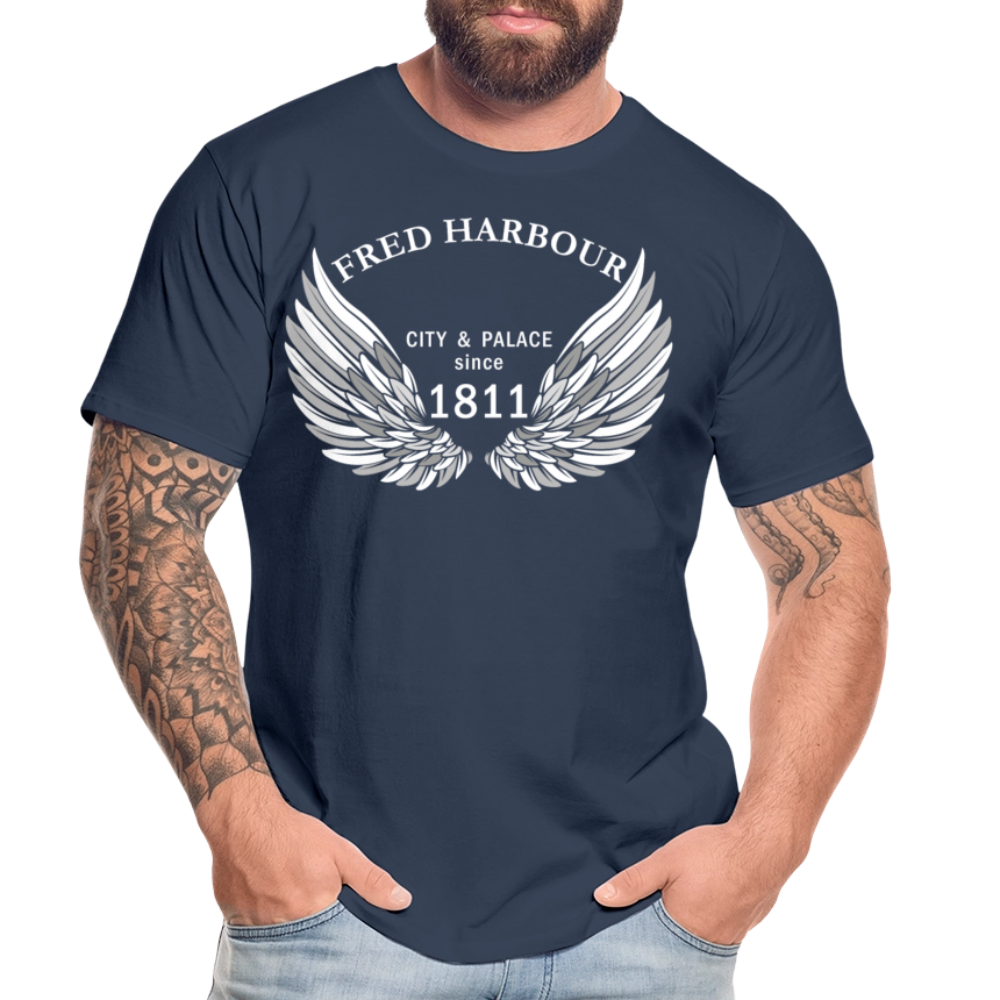 Men’s Premium T-Shirt "Wings" - Navy