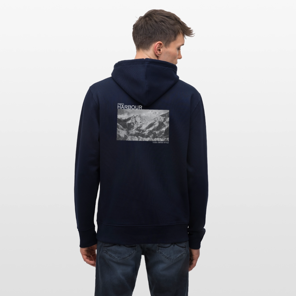 Unisex Hoodie Alps - Navy