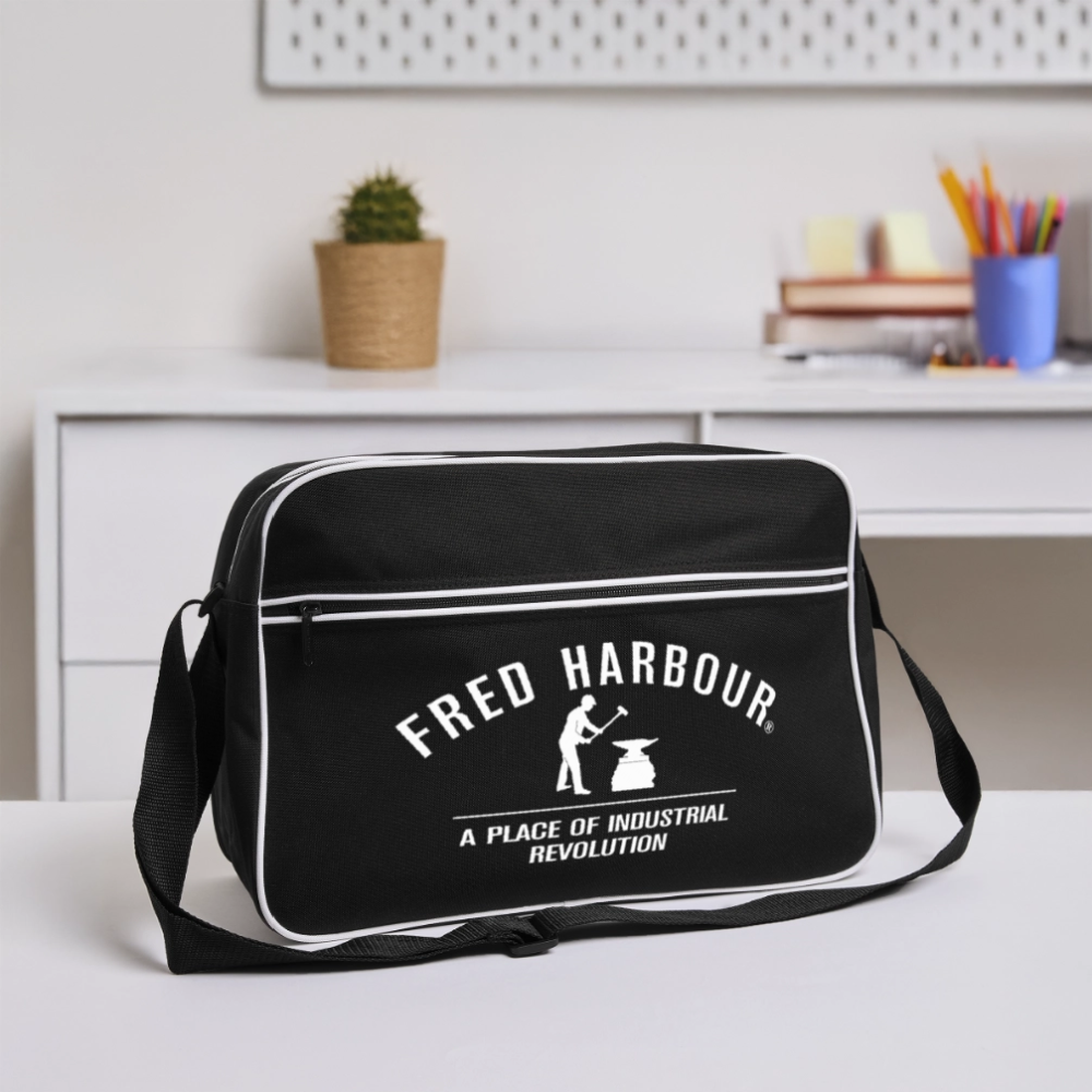 Fred Retro Tasche - Schwarz/Weiß