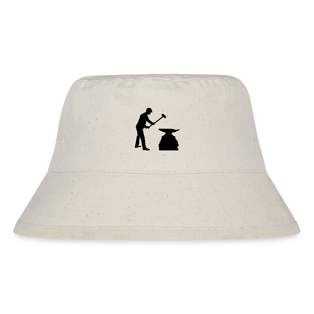 Recycelter Bucket Hat - Naturweiß