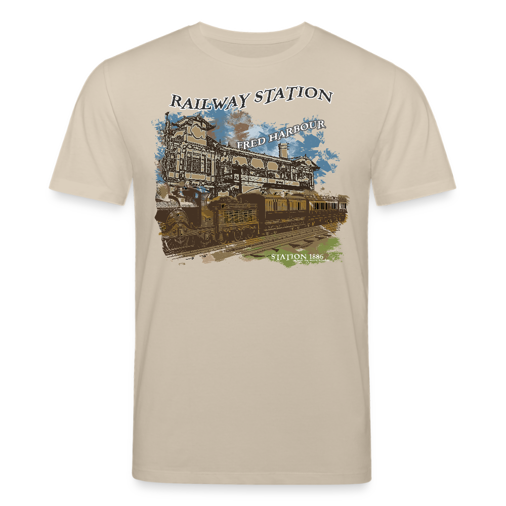 Unisex T-Shirt "Station 1886" - Beige