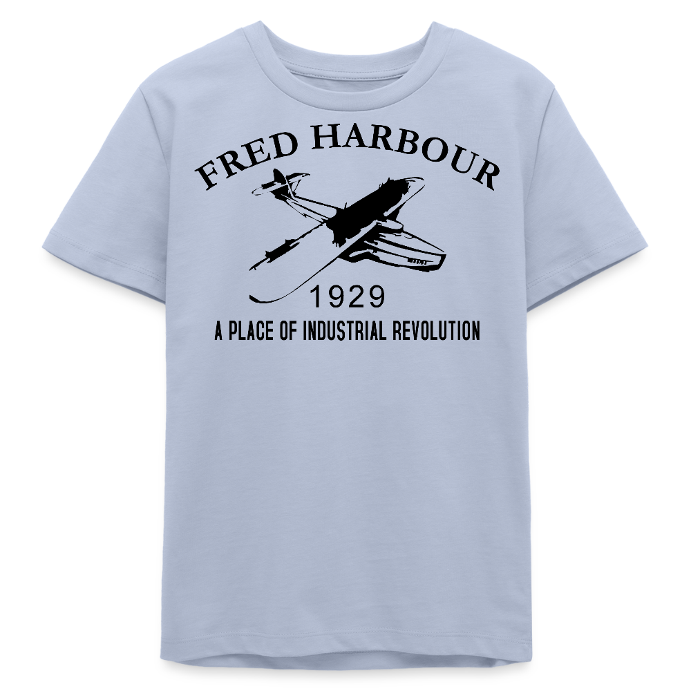 Teenager T-Shirt "seaplane" - Lavendel-Violett