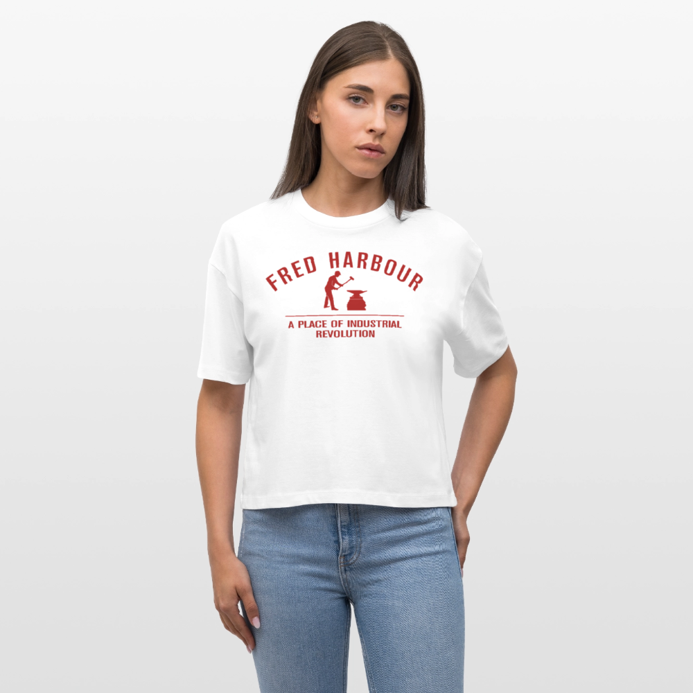 Women Boxy T-Shirt  "Classic" - Weiß
