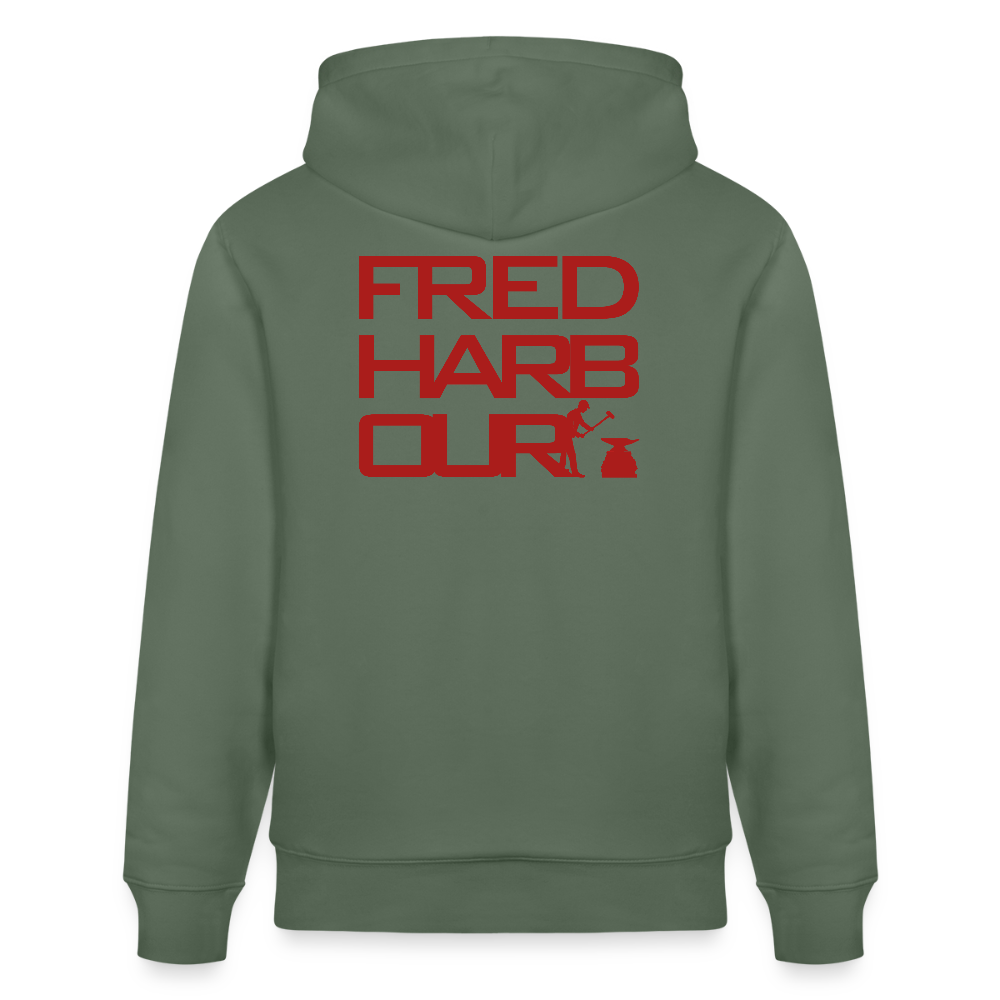 Unisex nachhaltiger Hoodie SPORT - Tanngrün