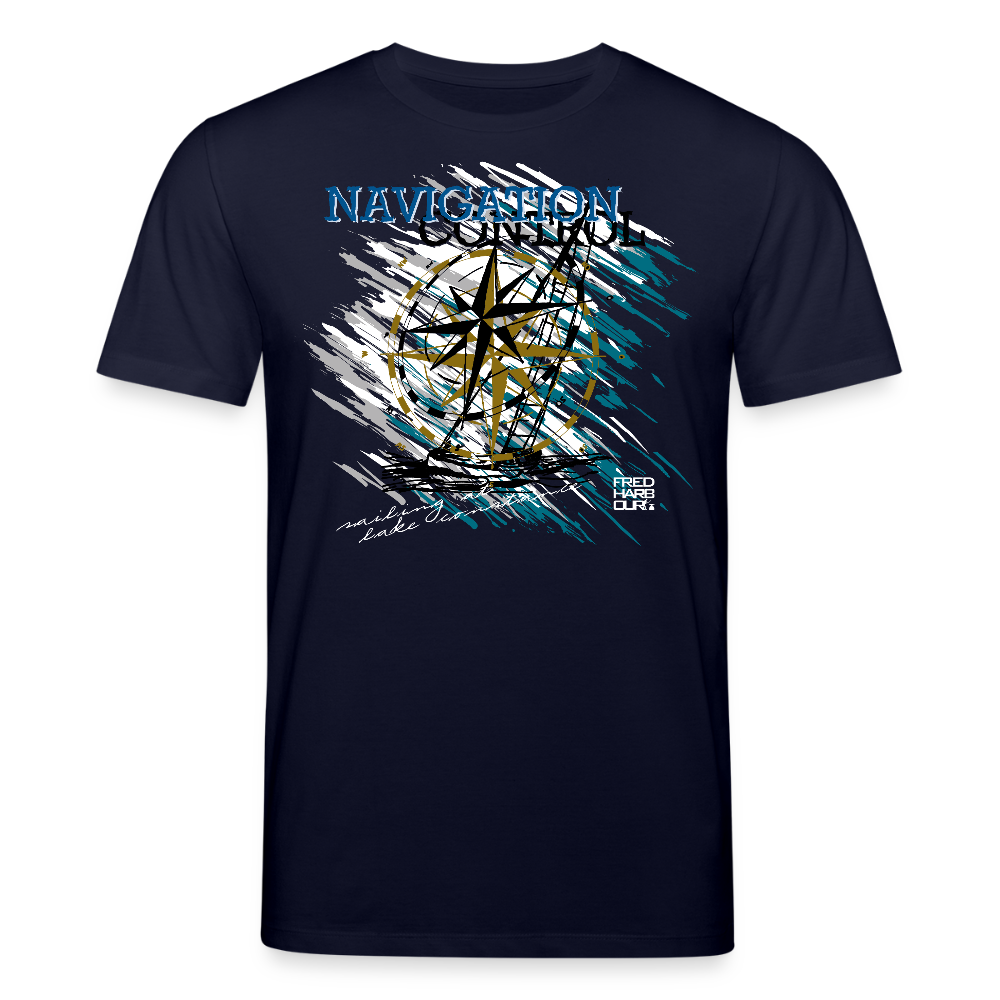 Unisex T-Shirt „Navigation Control“ - Navy
