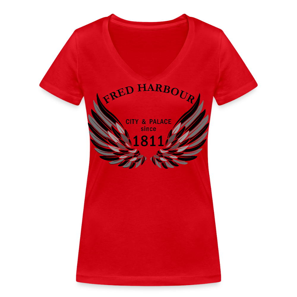 Women Premium T-Shirt "Wings" - Rot