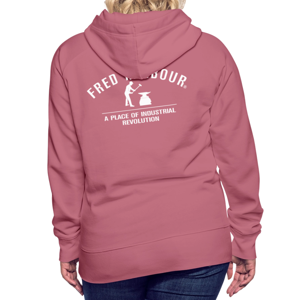 Women´s Premium Hoodie "Classic" - Malve