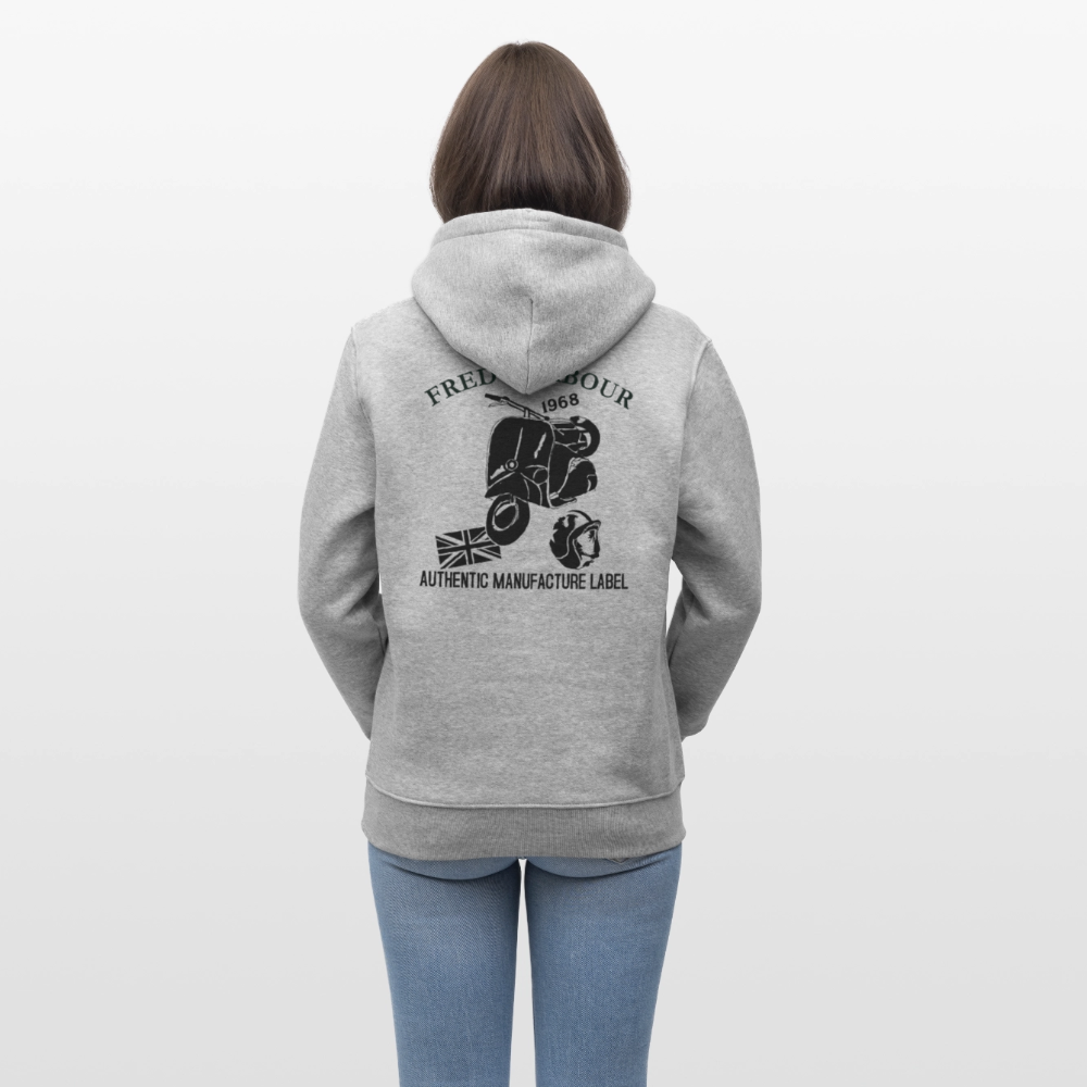 Unisex Hoodie CRUISER - Grau meliert