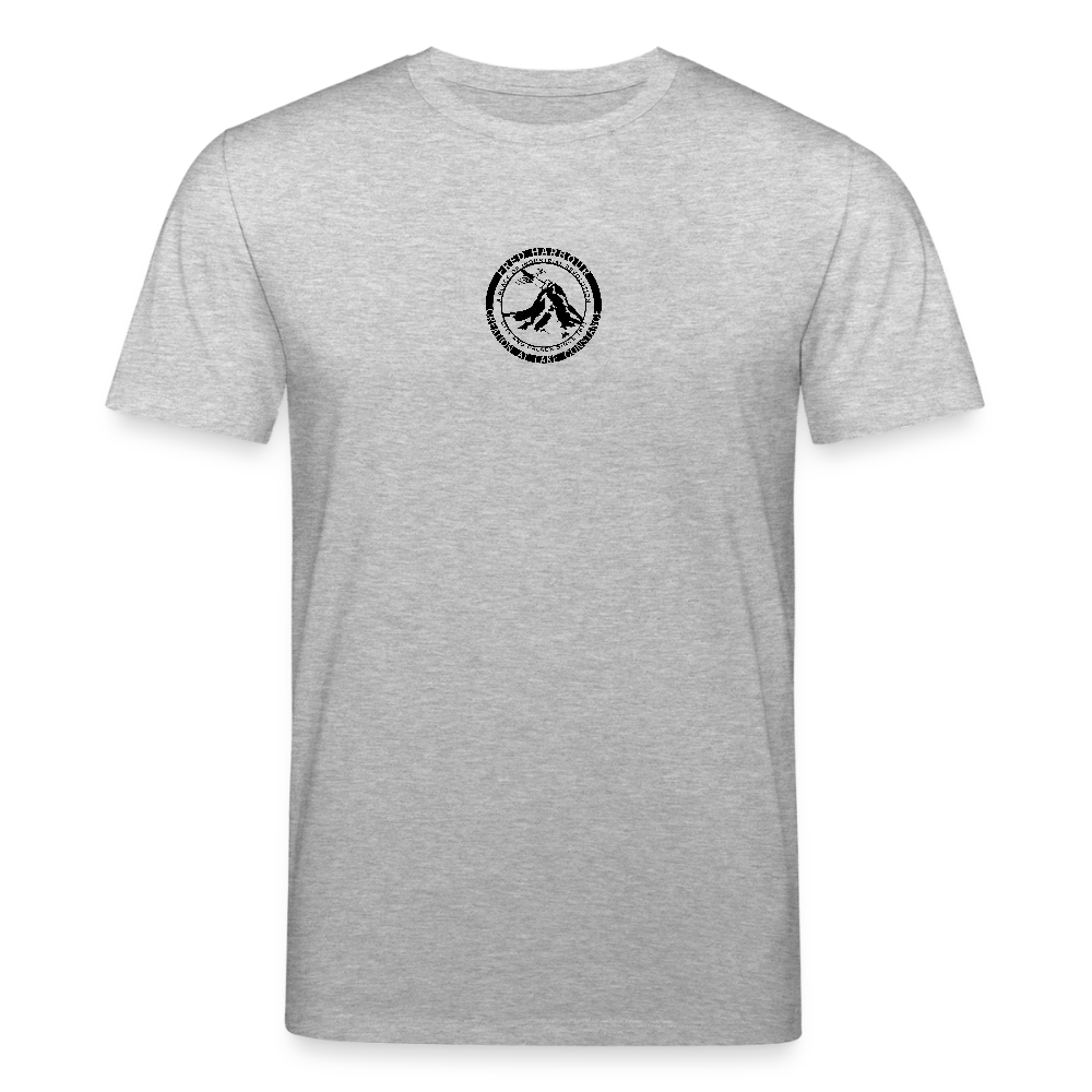 Unisex T-Shirt "Fly Alps II" - Grau meliert