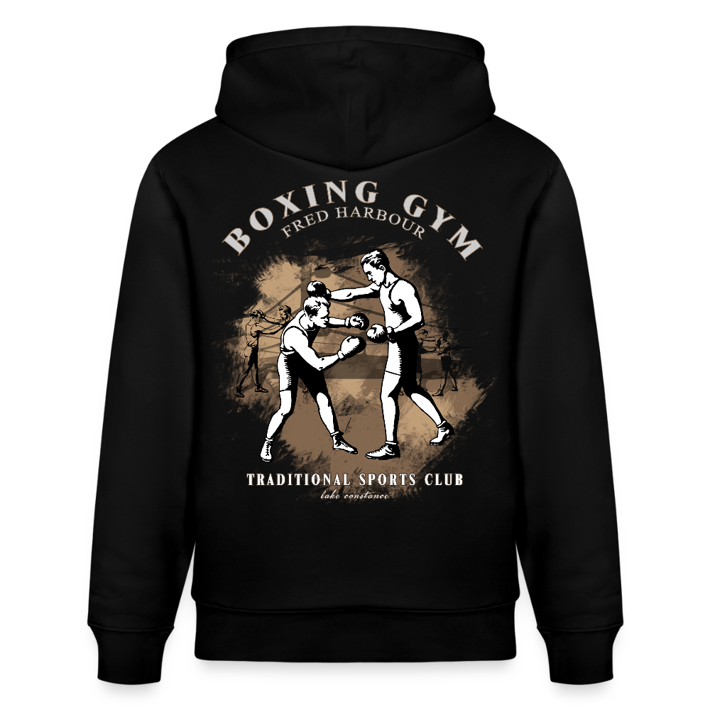 Unisex Hoody "boxing one" - Schwarz