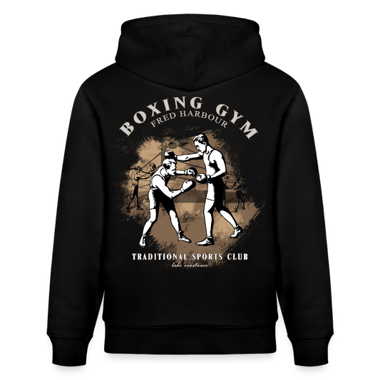 Unisex Hoody "boxing one" - Schwarz