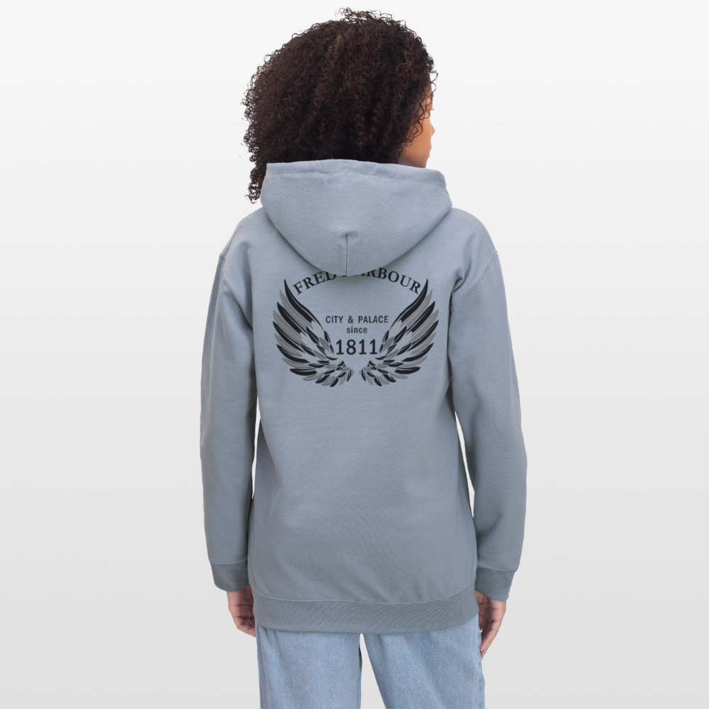 Unisex Hoodie Wings - Blau