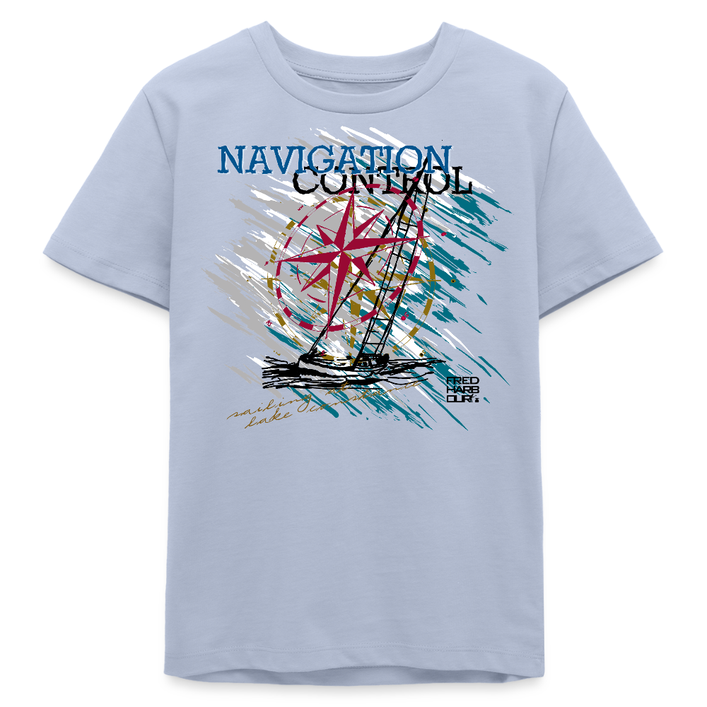 Teenager T-Shirt „Navigation Control“ - Lavendel-Violett