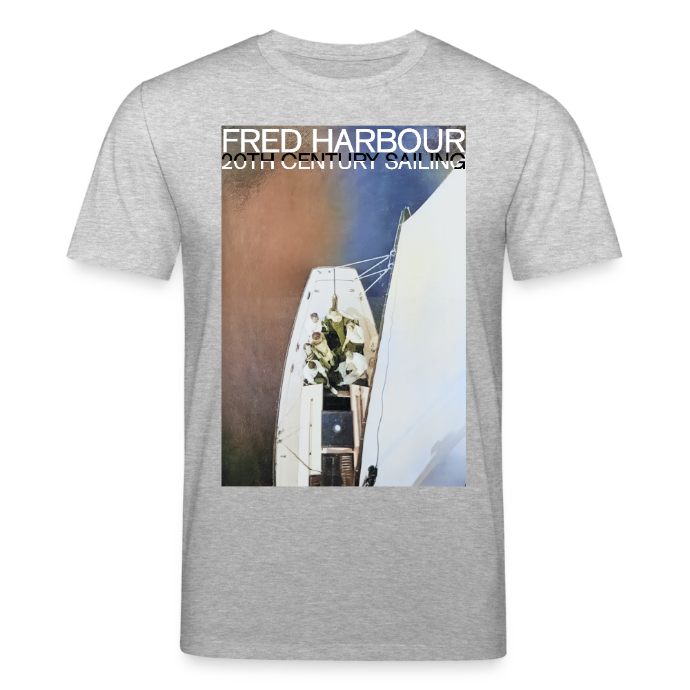 Unisex T-Shirt "Sailing III" - Grau meliert