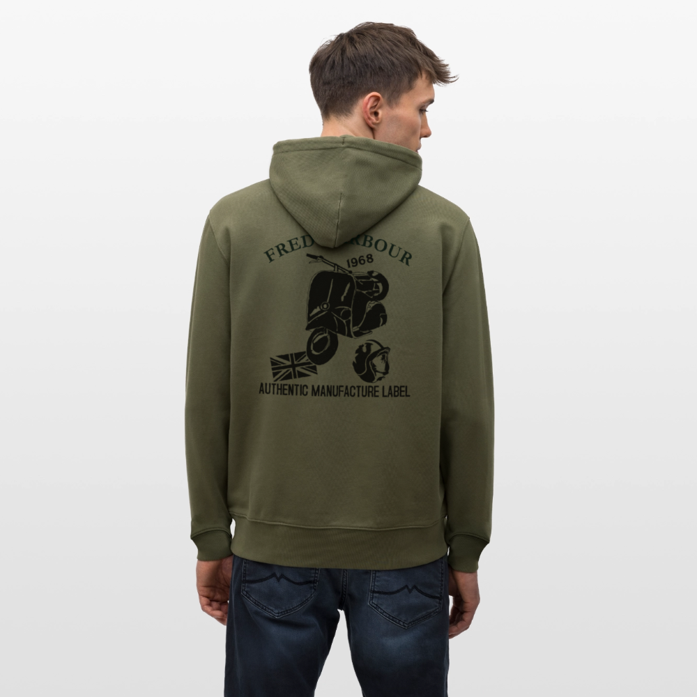 Unisex Hoodie CRUISER - Khaki Grün