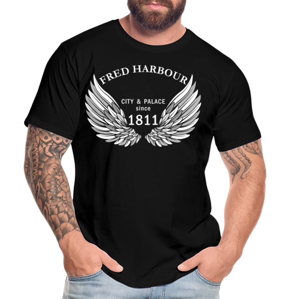 Men’s Premium T-Shirt "Wings" - Schwarz