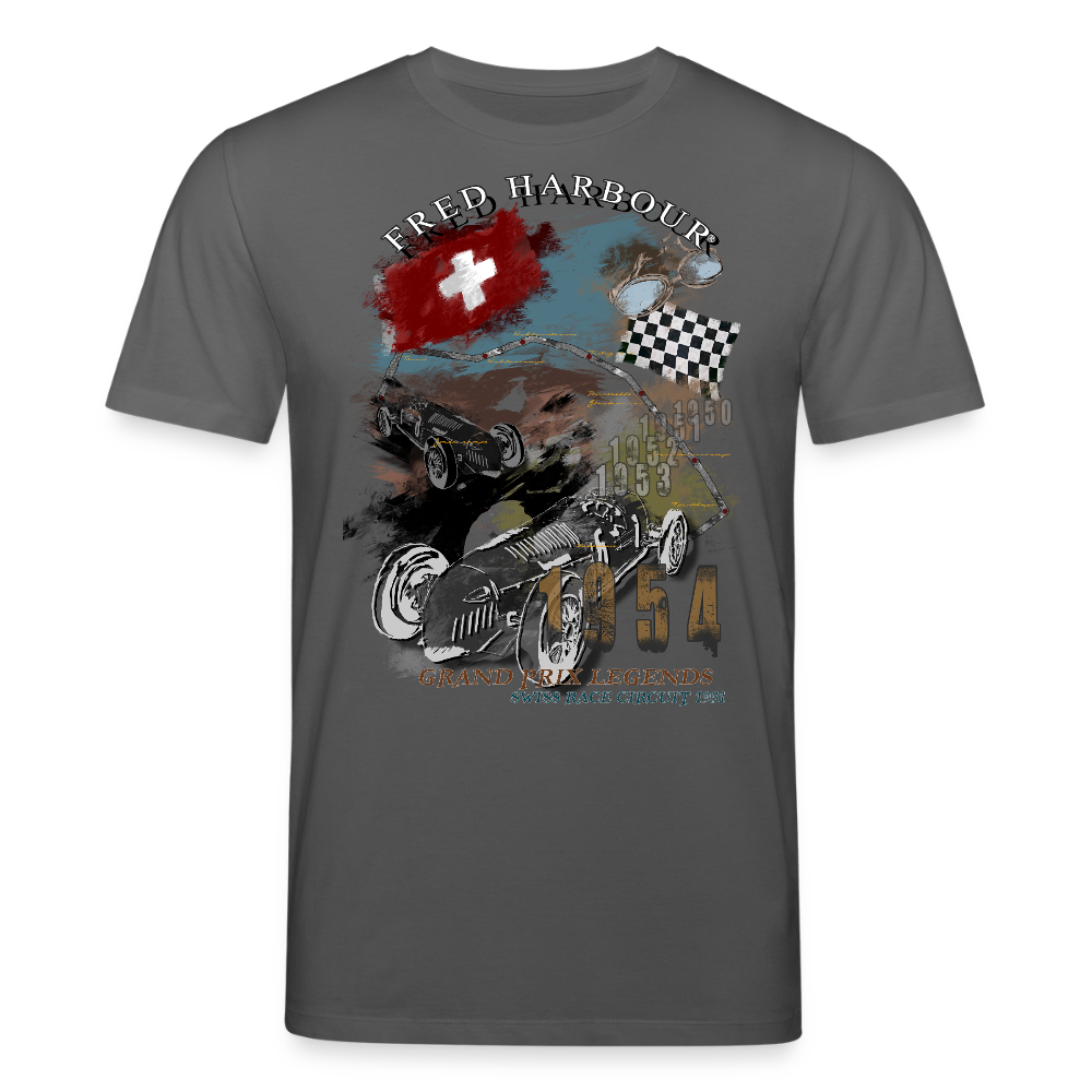 Unisex T-Shirt "swiss race" - Anthrazit