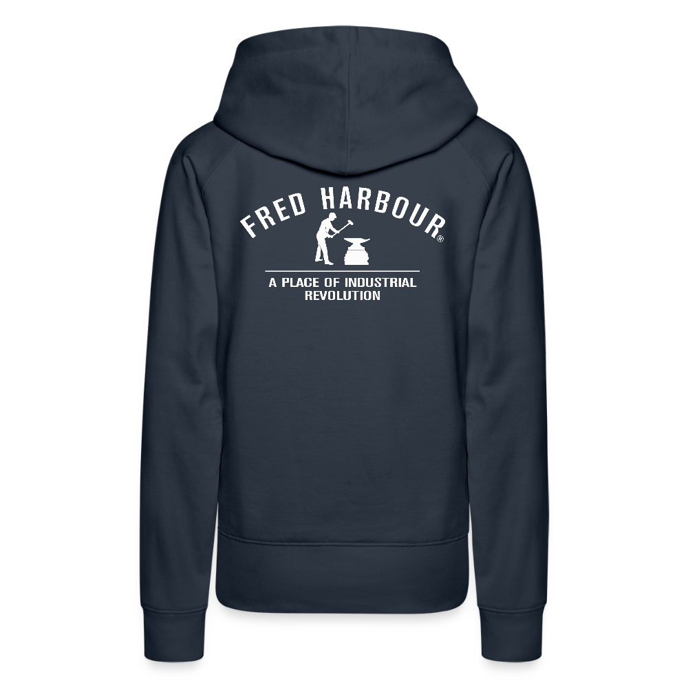 Women´s Premium Hoodie "Classic" - Navy