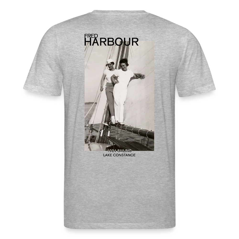Unisex T-Shirt "Sailing II" - Grau meliert