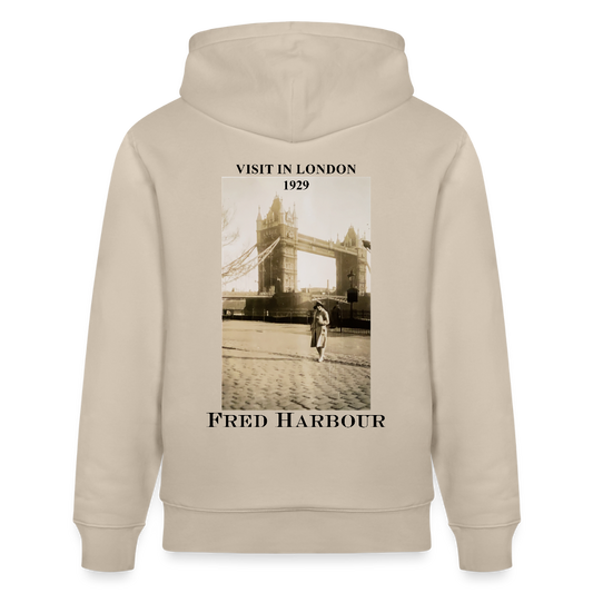 Unisex Hoodie "Bridge" - Beige