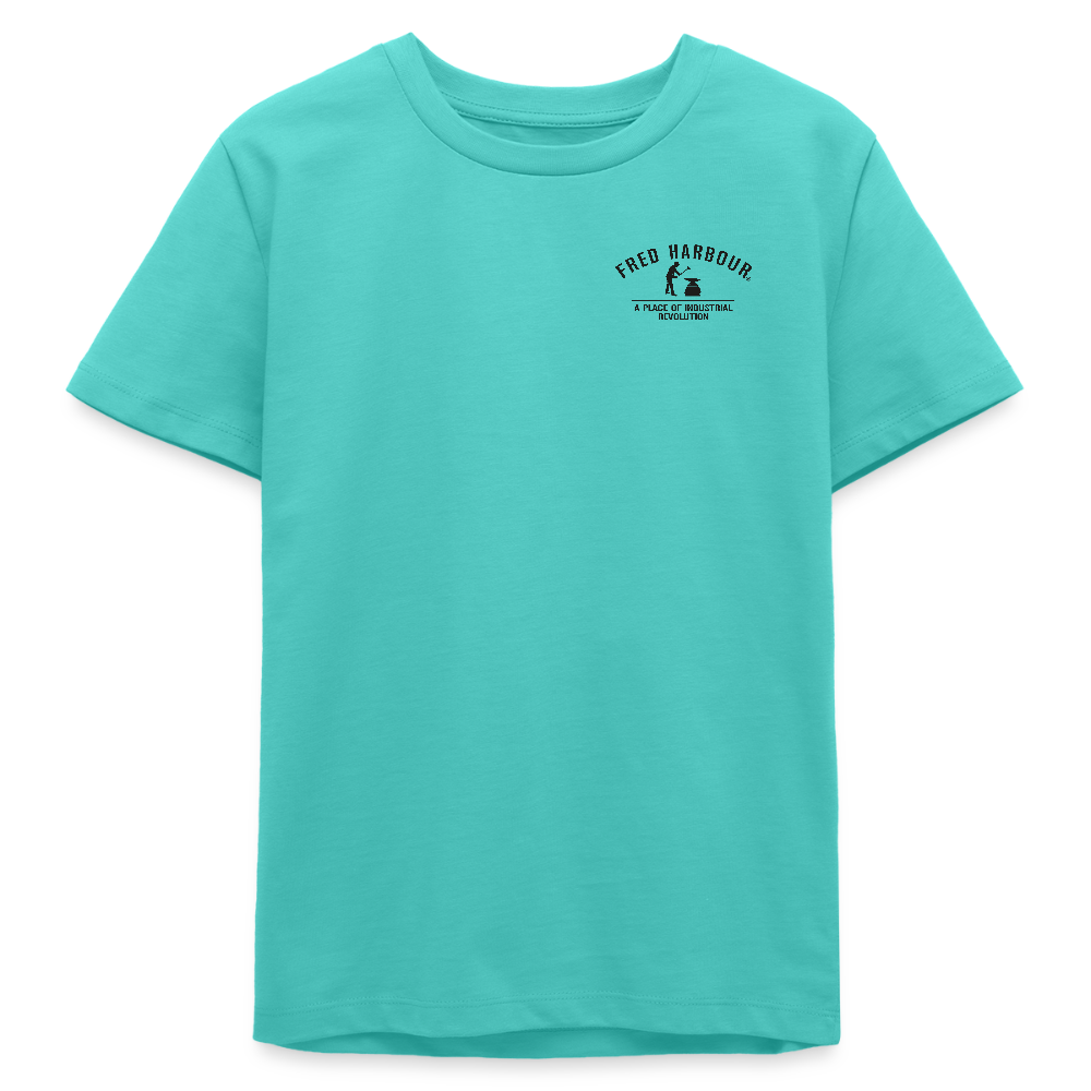 Teenager T-Shirt "Sailing II" - Poolblau