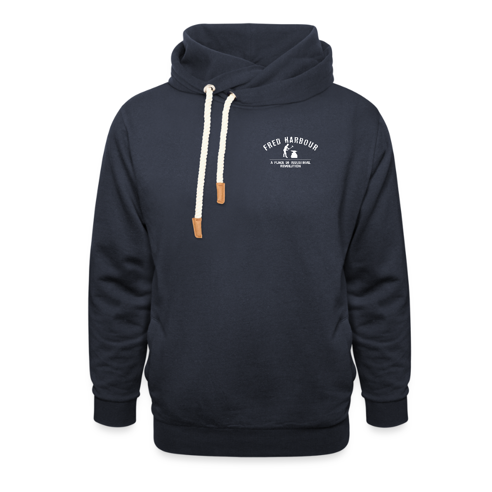 UNISEX Schalkragen Hoodie classic - Navy