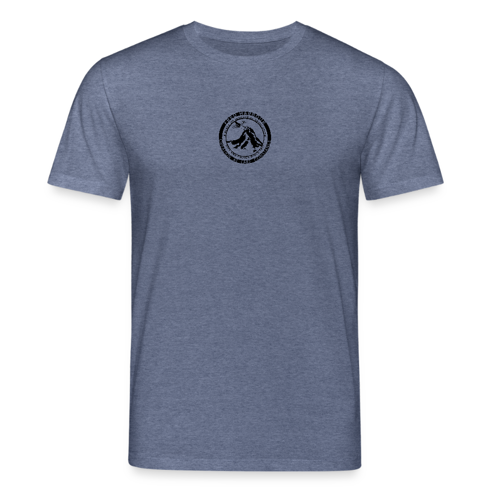 Unisex T-Shirt "Fly Alps II" - Dunkelblau meliert