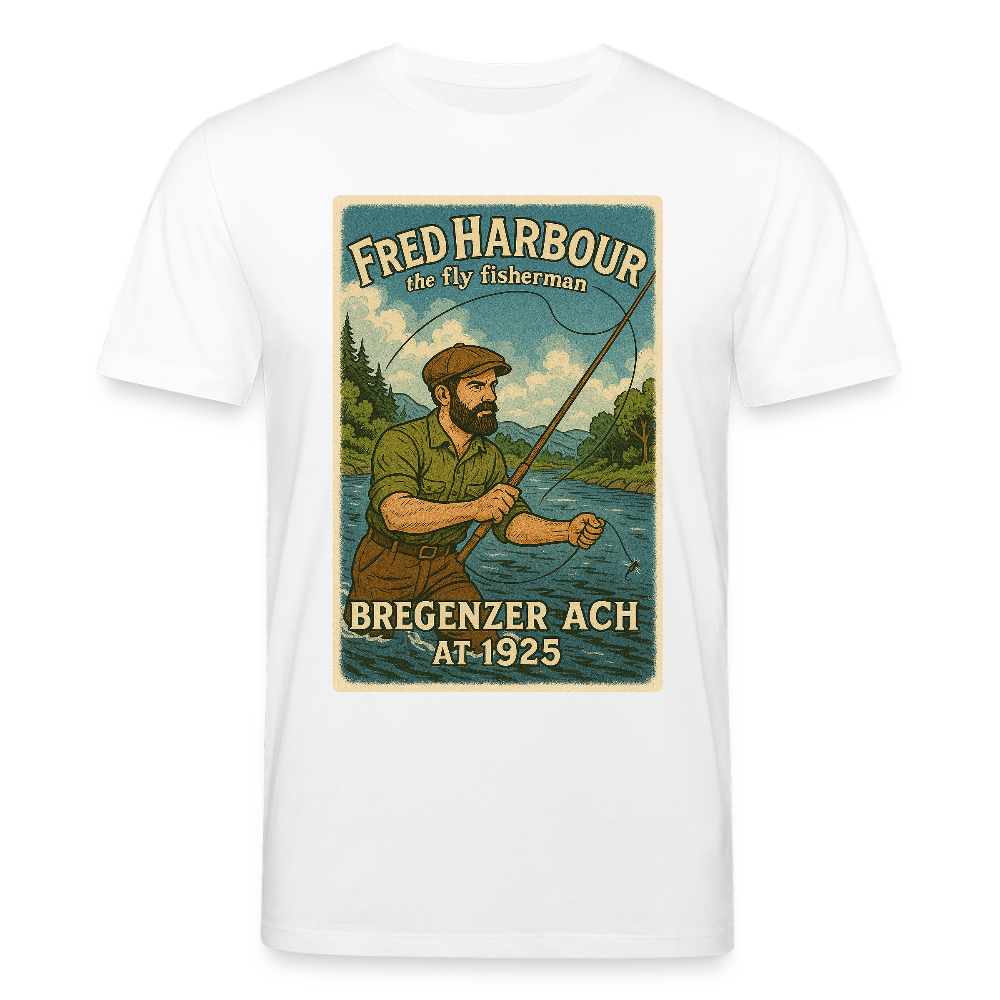 Unisex T-Shirt "The Fly Fisherman" - Weiß