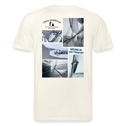 Unisex T-Shirt "Sailing IV" - Naturweiß 