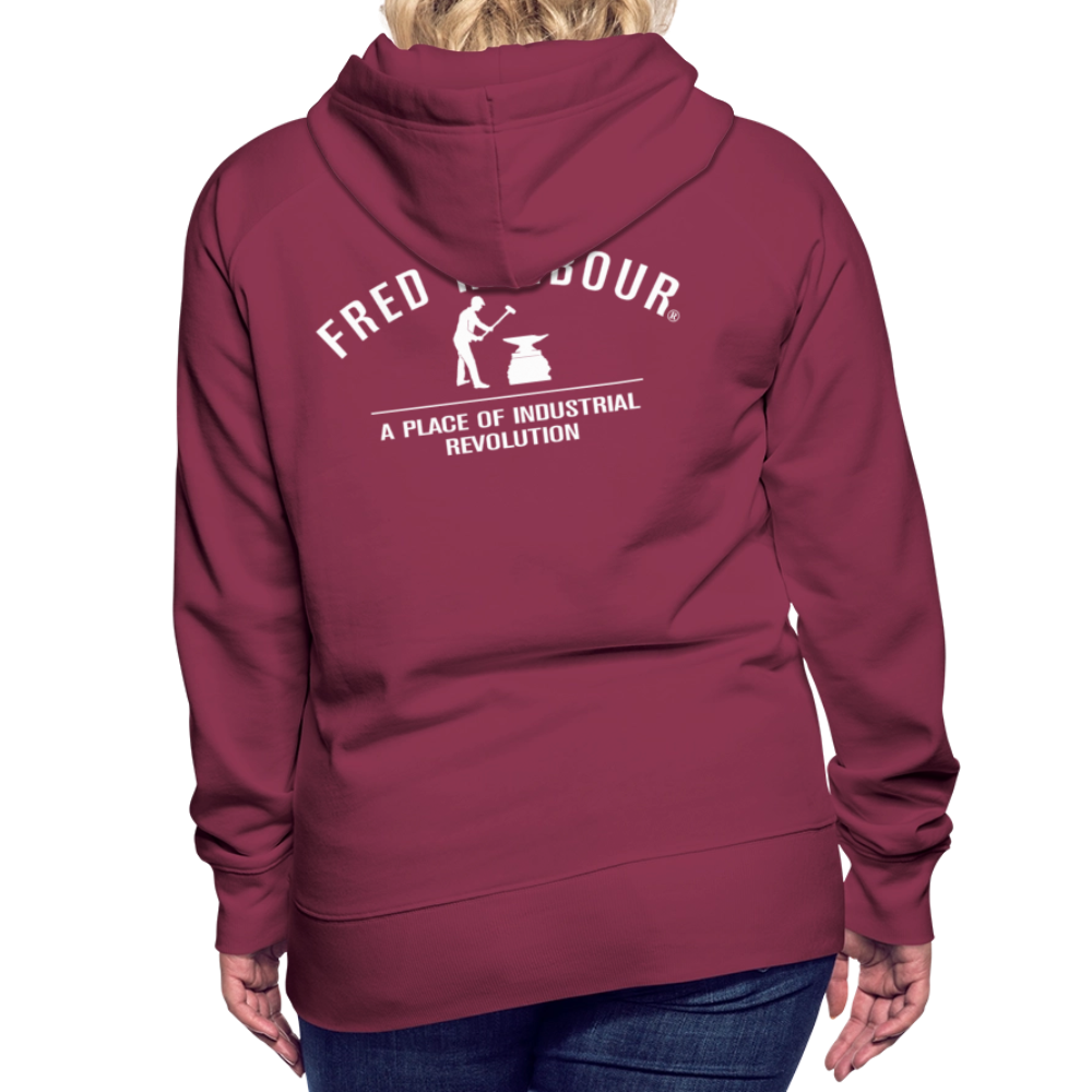 Women´s Premium Hoodie "Classic" - Bordeaux