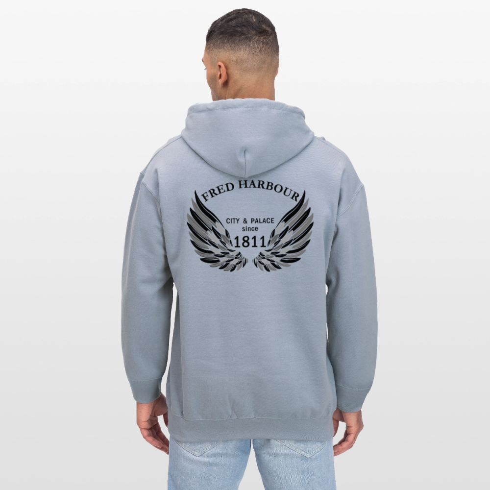 Unisex Hoodie Wings - Blau