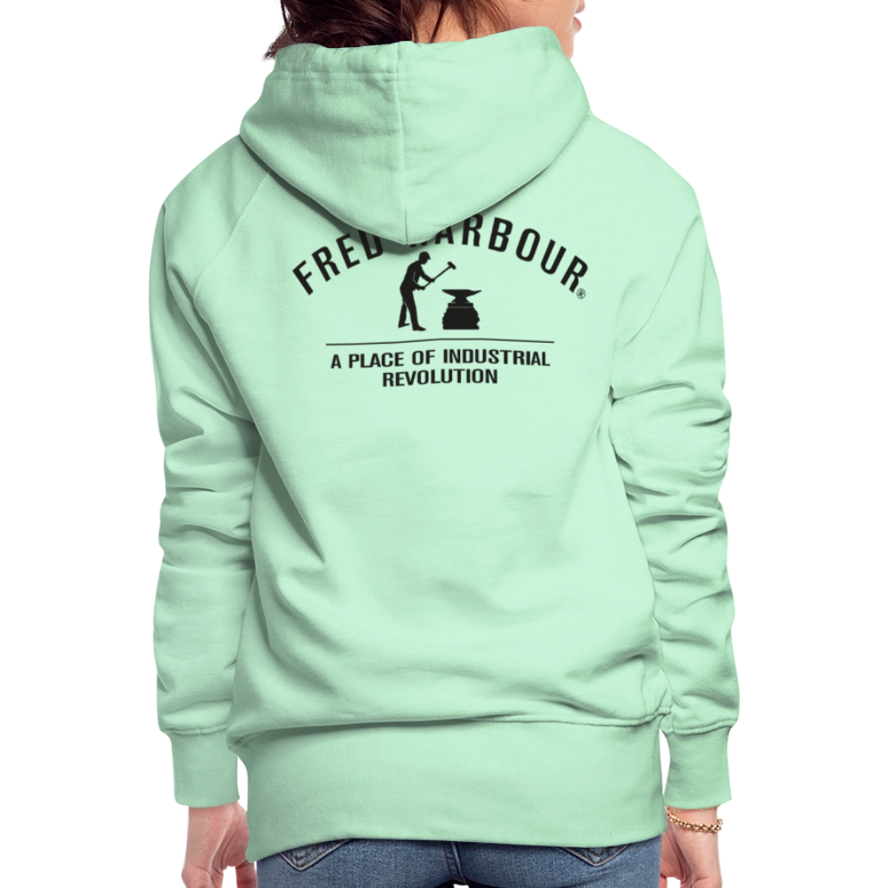 Women´s Premium Hoodie "Classic" - helles Mintgrün