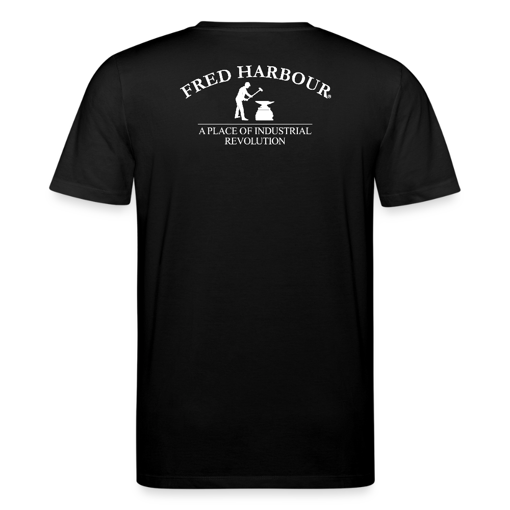 Unisex T-Shirt "penny farthing" - Schwarz
