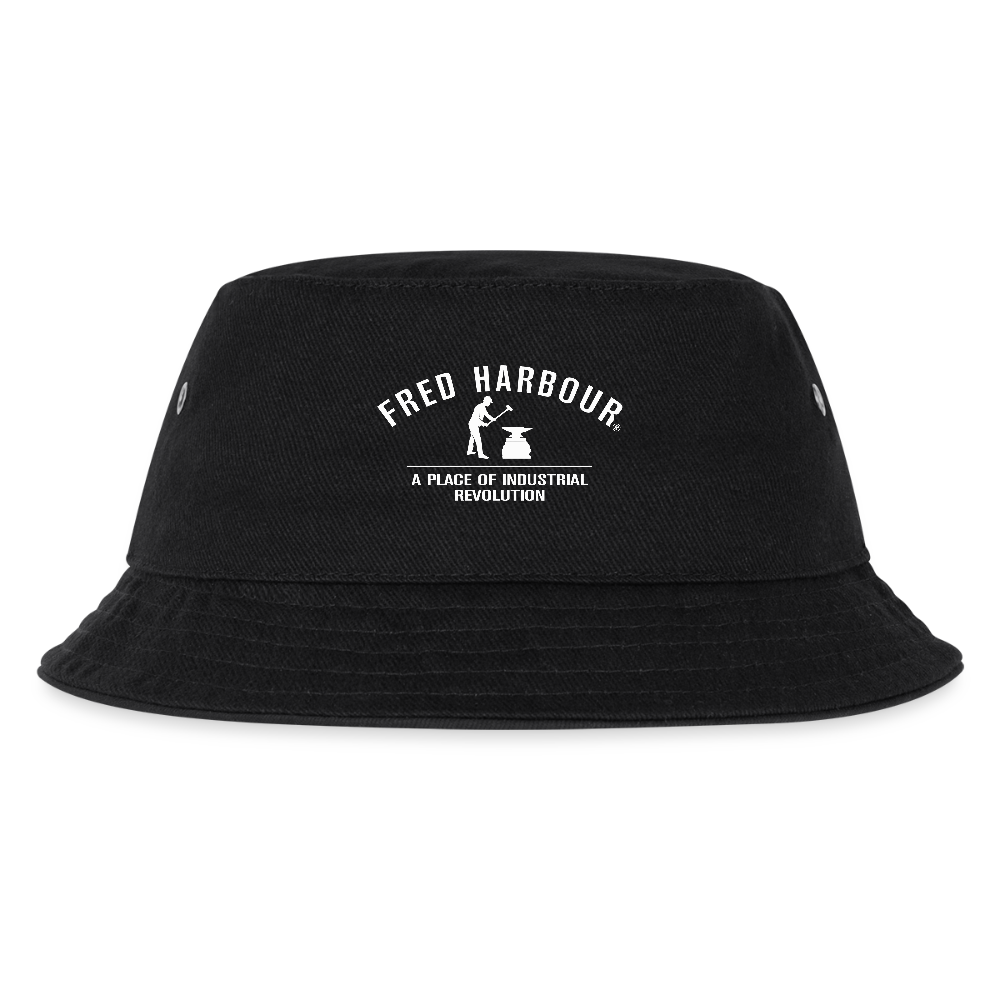 Kinder Bucket Hat - Schwarz