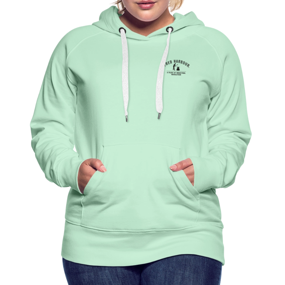 Women´s Premium Hoodie "Classic" - helles Mintgrün