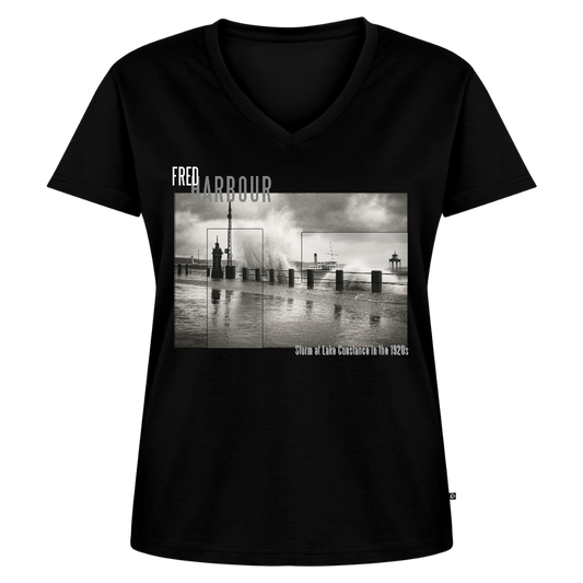 Women Premium T-Shirt "Storm" - Schwarz