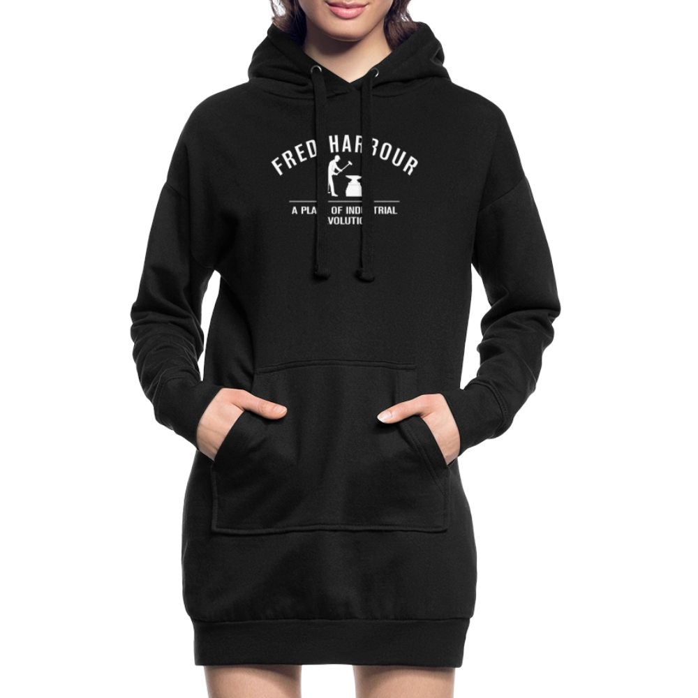 Hoodie Dress classic - Schwarz