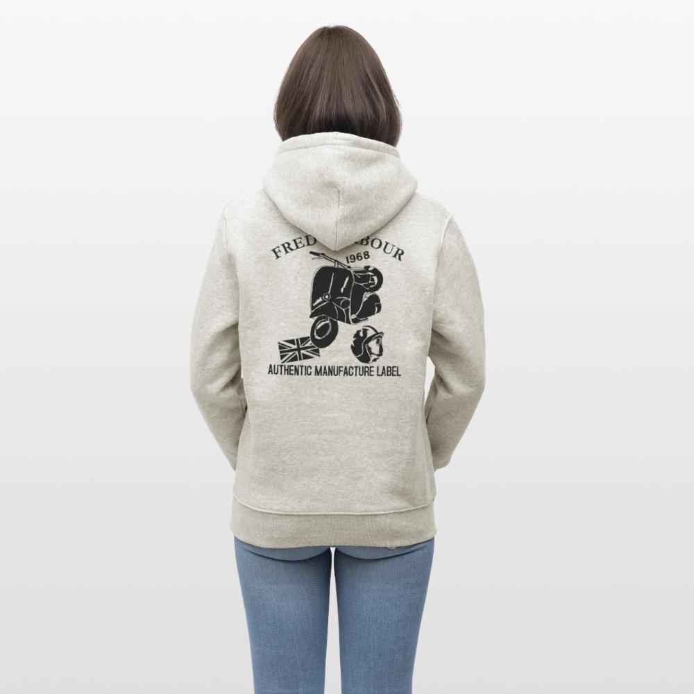 Unisex Hoodie CRUISER - Beige meliert
