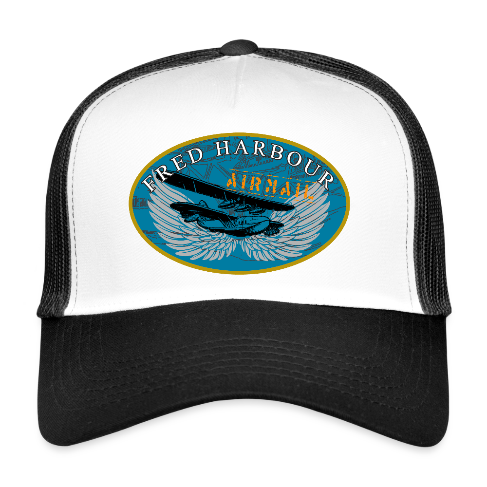 Trucker Cap - Weiß/Schwarz