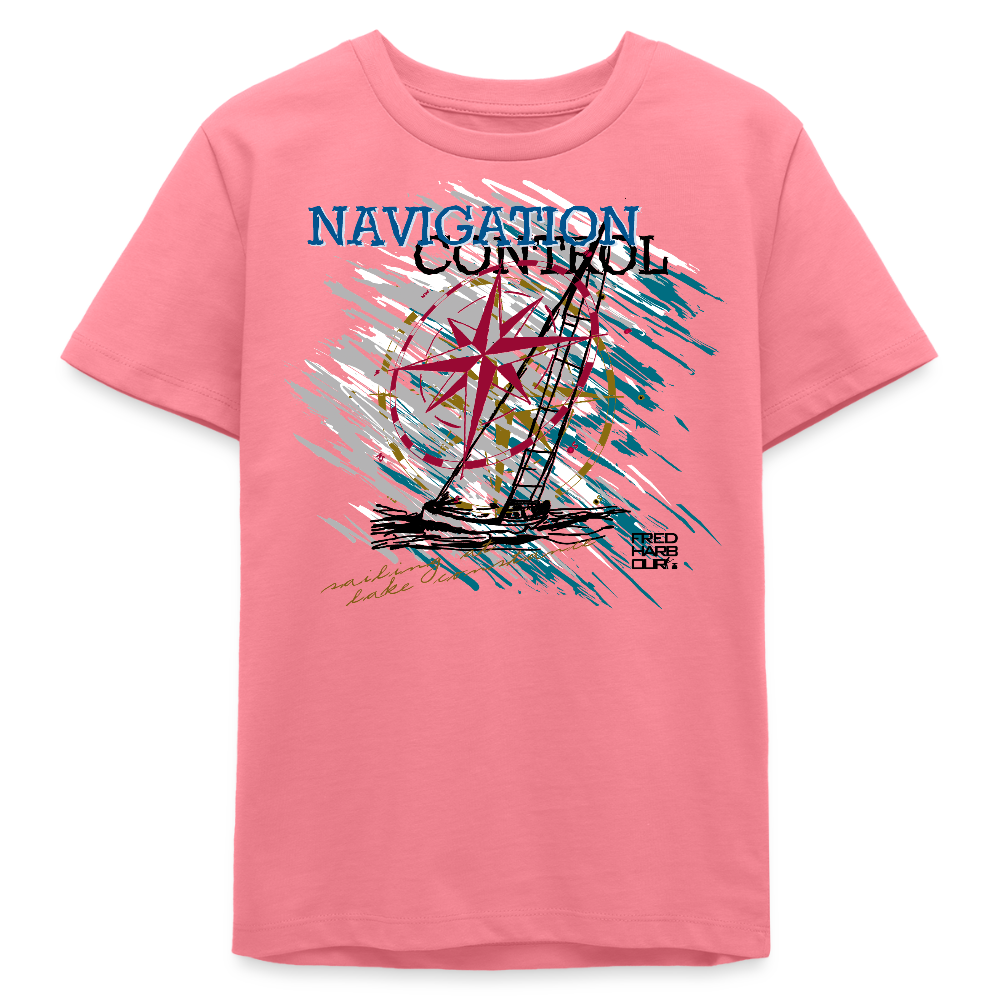 Teenager T-Shirt „Navigation Control“ - Pink 