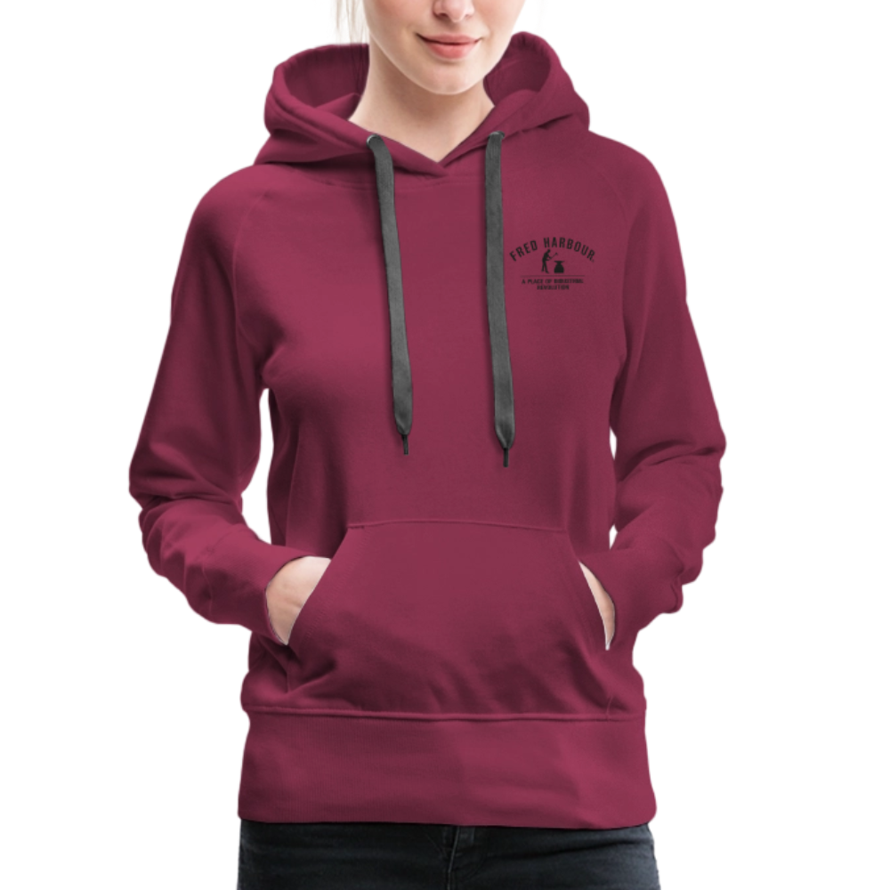 Women´s Premium Hoodie "Classic" - Bordeaux