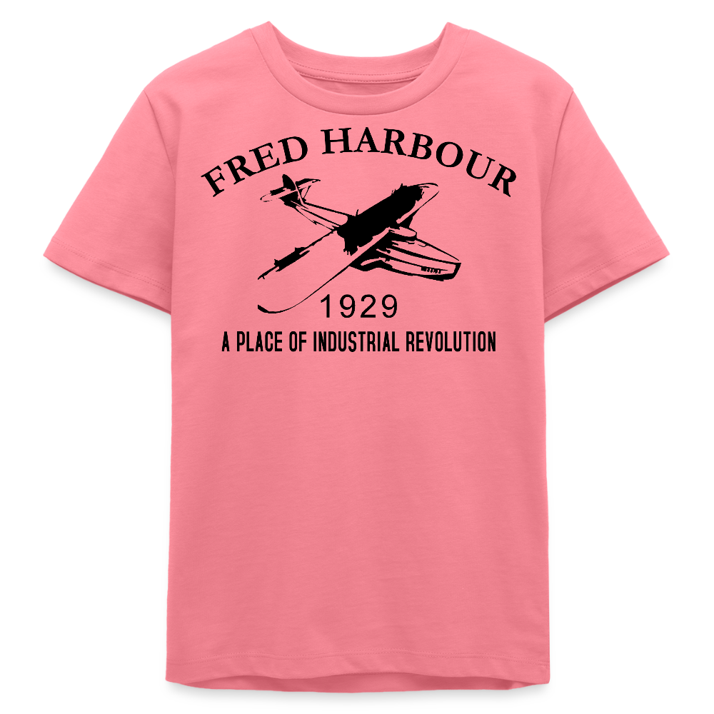 Teenager T-Shirt "seaplane" - Pink 