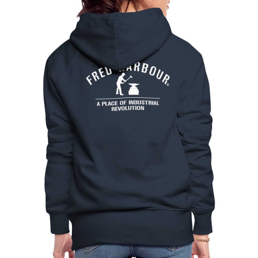 Women´s Premium Hoodie "Classic" - Navy