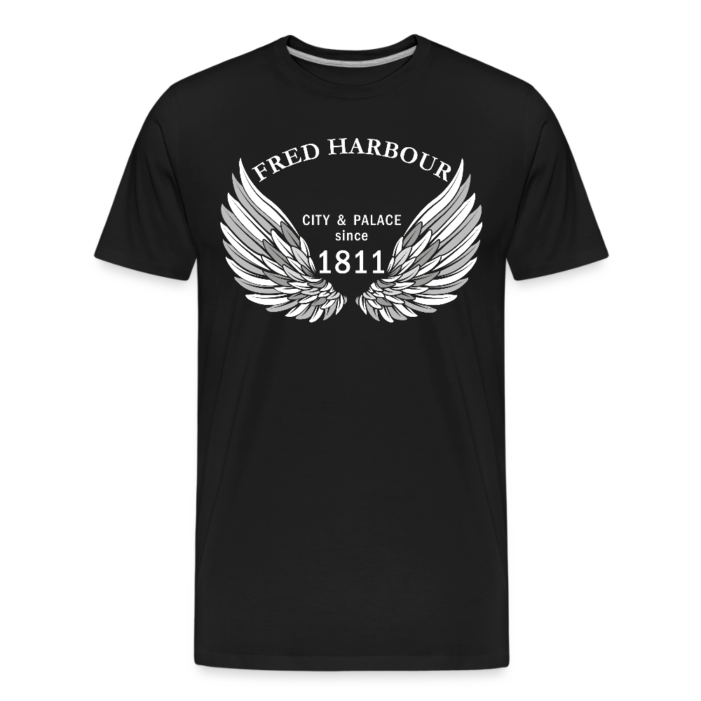 Men’s Premium T-Shirt "Wings" - Schwarz
