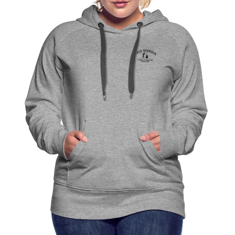 Women´s Premium Hoodie "Classic" - Grau meliert